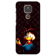 Чехлы для Motorola MOTO E7 Plus - Скрудж МакДак Louis Vuitton (PREMIUMPrint) (Скрудж с бриллиантом)