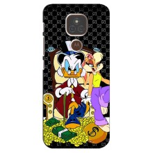 Чехлы для Motorola MOTO E7 Plus - Скрудж МакДак Louis Vuitton (PREMIUMPrint) (Стильная Утка)