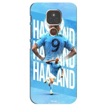 Чехлы с принтом для Motorola MOTO E7 Plus Футболист – Erling Haaland