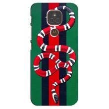 Чохли  GUCCI для Моторола МОТО Е7 Плюс (AlphaPrint) (Gucci змія)