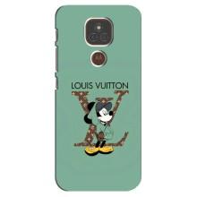 Чохли Луі Вітон для Motorola MOTO E7 Plus (AlphaPrint - LOUIS VUITTON) (Міккі Маус LV)