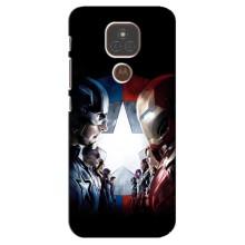 Чохли з героями Марвел Motorola MOTO E7 Plus (VPrint)