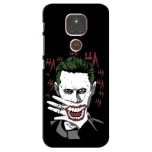 Чехлы с картинкой Джокера на Motorola Moto E7 Plus – Hahaha
