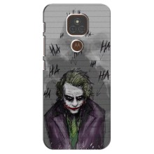 Чехлы с картинкой Джокера на Motorola Moto E7 Plus – Joker клоун