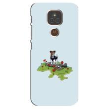 Чехлы с картинкой собаки Патрон для Motorola MOTO E7 Plus (AlphaPrint) (Сапер Пес)