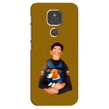 Чехлы с картинкой собаки Патрон для Motorola MOTO E7 Plus (AlphaPrint) (ЗСУ Патрон)