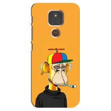 Чехлы с Обезьянами NFT для Motorola MOTO E7 Plus (AlphaPrint) (Скучающая Обезьяна NFT)