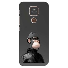 Чехлы с Обезьянами NFT для Motorola MOTO E7 Plus (AlphaPrint) (стильная обезьяна NFT)