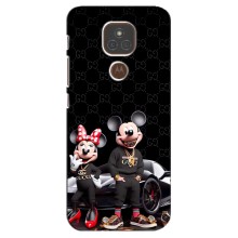 Чехол Disney Mouse Motorola MOTO E7 Plus (PREMIUMPrint) (Семья Маусов)