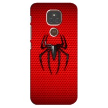 Чехол с человеком пауком для Motorola MOTO E7 Plus - (AlphaPrint) (Паук Марвел)