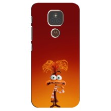 Чехол Головоломка для Motorola MOTO E7 Plus - (AlphaPrint) – Тревожность