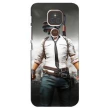Чехол PUBG для Мото Е7 Плюс (AlphaPrint) – Пабг мен