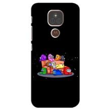 Чехол Амонг Ас для Motorola MOTO E7 Plus (AlphaPrint) (Амонг-ас)