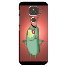 Чохол з картинкою "Одноокий Планктон" на Motorola MOTO E7 Plus (Стильний Планктон)