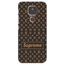 Чехол для Motorola MOTO E7 Plus с картинкой Supreme (AlphaPrint) – Supreme LV