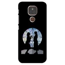 Чехлы Венсдей на Motorola MOTO E7 Plus Уэнсдей (AlphaPrint) – комната Уэнздей