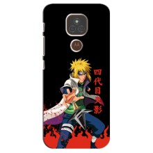 Купить Чехлы на телефон с принтом Anime для Моторола Мото Е7 Плюс – Минато