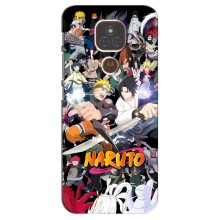 Купить Чехлы на телефон с принтом Anime для Моторола Мото Е7 Плюс – Наруто постер