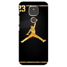 Силиконовый Чехол Nike Air Jordan на Моторола Мото Е7 Плюс – Джордан 23