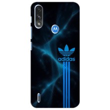 Чохли Адидас для Motorola Moto E7i / E7 Power (AlphaPrint) (Синій Адідас)