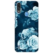 Чехлы (ART) Цветы на Motorola Moto E7i / E7 Power (VPrint) (Блактині бутони)