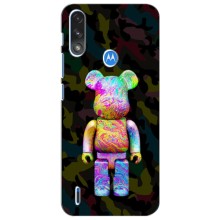 Чохли для Motorola MOTO E7i / E7 Power - Bearbrick Louis Vuitton (PREMIUMPrint) (Яскравий Bearbrick)