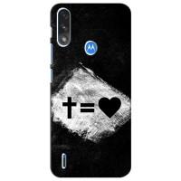 Чехлы для Motorola Moto E7i / E7 Power (Для Христиан) (Значки 2)