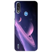 Чехлы КОСМОС для Motorola Moto E7i / E7 Power (Планета в космосе)