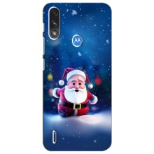Чехлы на Новый Год Motorola MOTO E7i / E7 Power – Маленький Дед Мороз