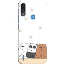 Чехлы с изображением разных животных для Motorola Moto E7i / E7 Power (Удивленные медвеженки)