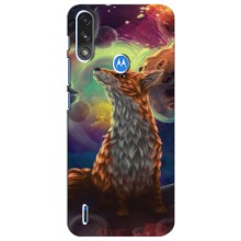 Чохли з картинкою Лисичка для Motorola Moto E7i / E7 Power (VPrint) (Лисичка в космосі)
