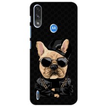 Чохли з крутими принтами для Motorola MOTO E7i / E7 Power - (PREMIUMPrint) (Стильна собака)