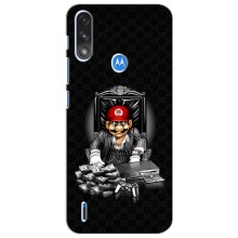 Чохли з крутими принтами для Motorola MOTO E7i / E7 Power - (PREMIUMPrint) (Супер Маріо)