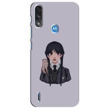 Чехлы с принтом Уэнсдей на Motorola MOTO E7i / E7 Power (Вещь Венсдей)