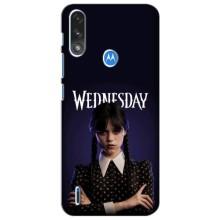Чехлы с принтом Уэнсдей на Motorola MOTO E7i / E7 Power (Wednesdey)
