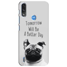 Чохли з собаками для Motorola Moto E7i / E7 Power (VPrint) (Смішний Мопс)