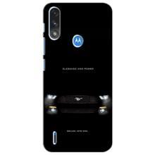 Чехлы с тематикой "Крутые машины" на Motorola Moto E7i / E7 Power (Черный Land Rover)