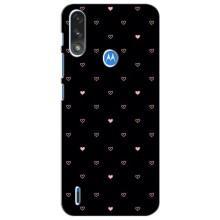 Чехлы с тематикой "Маленькие Сердечки" на Motorola Moto E7i / E7 Power (Маленькие сердечки)