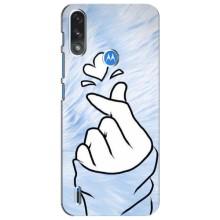 Чехлы (Знак сердечка) на Motorola Moto E7i / E7 Power (Сердечка знак)