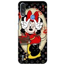 Чохол Disney Mouse Motorola MOTO E7i / E7 Power (PREMIUMPrint) (Мінні peace)