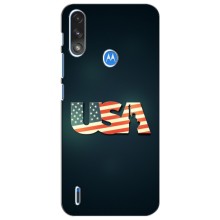 Чехол Флаг USA для Motorola Moto E7i / E7 Power – USA