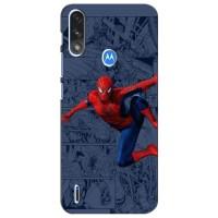 Силиконовый Чехол для Motorola MOTO E7i / E7 Power (Человек Паук)