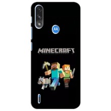 Чохол Майнкрафт на Motorola Moto E7i / E7 Power (AlphaPrint) Minecraft (герої Minecraft)