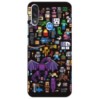 Чехол Майнкрафт для Motorola MOTO E7i / E7 Power (Все персонажи)