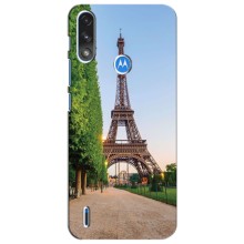 Чохол Ейфелева Вежа Motorola Moto E7i / E7 Power - (AlphaPrint) (Дорога до Парижу)