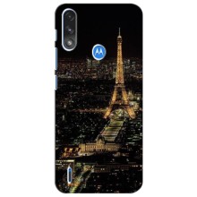 Чохол Ейфелева Вежа Motorola Moto E7i / E7 Power - (AlphaPrint) (Нічний Париж)