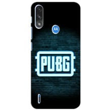 Чеjхол PUBG для Моторола Мото е7і / е7 павер (AlphaPrint) (Лого PUBG)