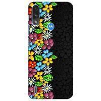 Чохол з Квітами для Motorola MOTO E7i / E7 Power (Яскраві квіти)