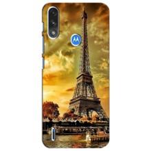 Чехол с Эйфелевой башней на Motorola Moto E7i / E7 Power (Париж башня)