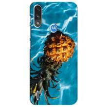 Чохол з зображенням смачної їжі для Motorola Moto E7i / E7 Power (Ананас)